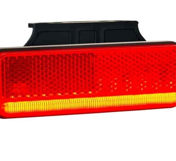 LED Markierungsleuchte Neon Rot inkl. Halterung 12/24v 50cm Kabel | MV-3250R