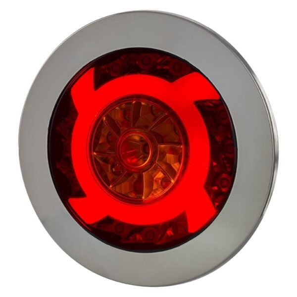 LED Einbauleuchte 120mm. | 12-24v | 1,5m. Kabel | VC-3910