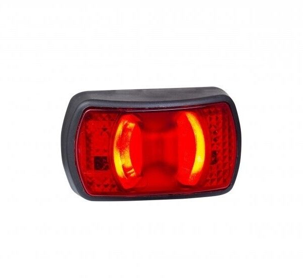 LED Markierungsleuchte Neon Rot kompakt 12/24v 50cm Kabel