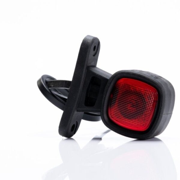 LED Begrenzungsleuchte kompakt | 12-24v | IP69K | rot-weiß | MB-2550RW