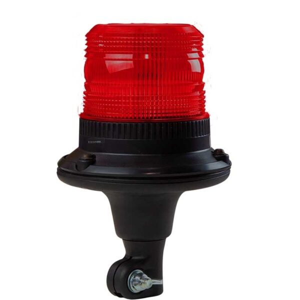 LED Rundumleuchte rot | 12-24 V | Flexi DIN ECCOLED | R65 | EB5009R