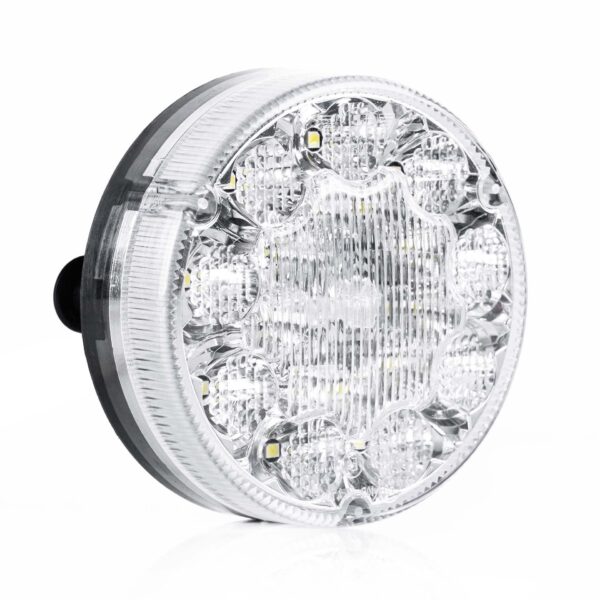 LED-Rückfahrleuchte rund, transp. Objektiv 12-24V 50cm Kabel