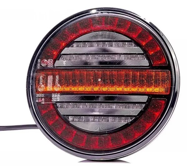 rund mit dynamischem Blinklicht 12-24v 4m Kabel