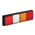 LED Rücklicht mit schwarzem Rand | 12-24v | 40cm Kabel | 80BFWARME