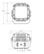 LED Arbeitsscheinwerfer | 90W | 4950 Lumen | 12-24v | 20cm. Kabel | EW2311 – Bild 2