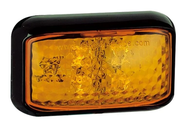 LED-Seitenblinker amber | 12-24v | 40cm. Kabel | 35AME