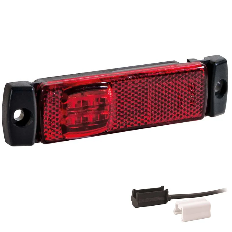 LED Positionsleuchte rot | 12-24v | 1.5mm. Stecker | M10MV-196R