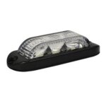 LED Blitzer 3 LEDs | Rot 180 Grad | 10-30v | LED3DVR180