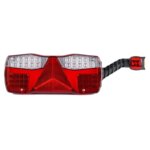 LED Anhängerbeleuchtung rechts mit Begrenzungslicht 12-24v 7-PIN AMP | VC-7112B7 – Bild 2