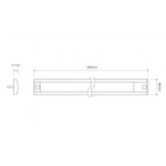 LED Innenbeleuchtung | mit Touch Control | silber | 26cm | 12v | kaltes weißes Licht | 40260S-12 – Bild 4