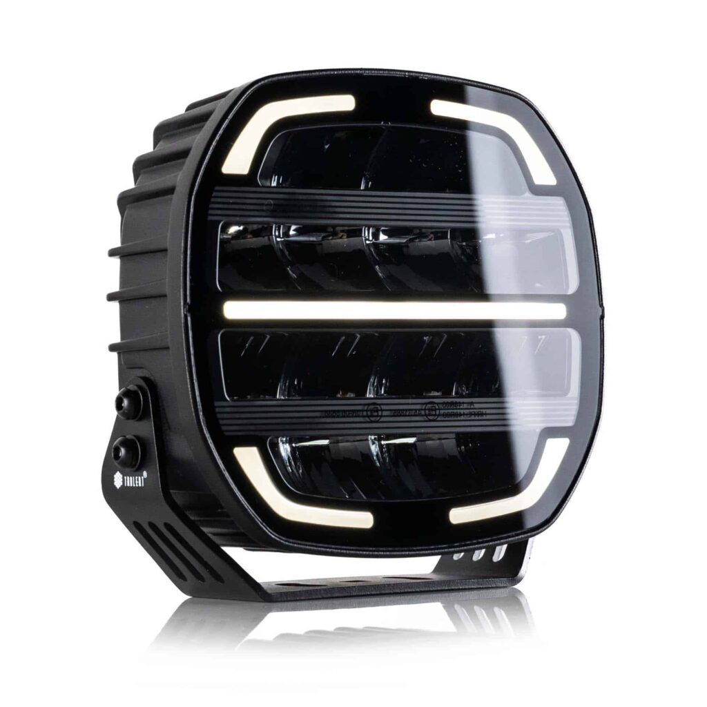 LED Fernscheinwerfer darklook/schwarz 12-24v / 14.000lm
