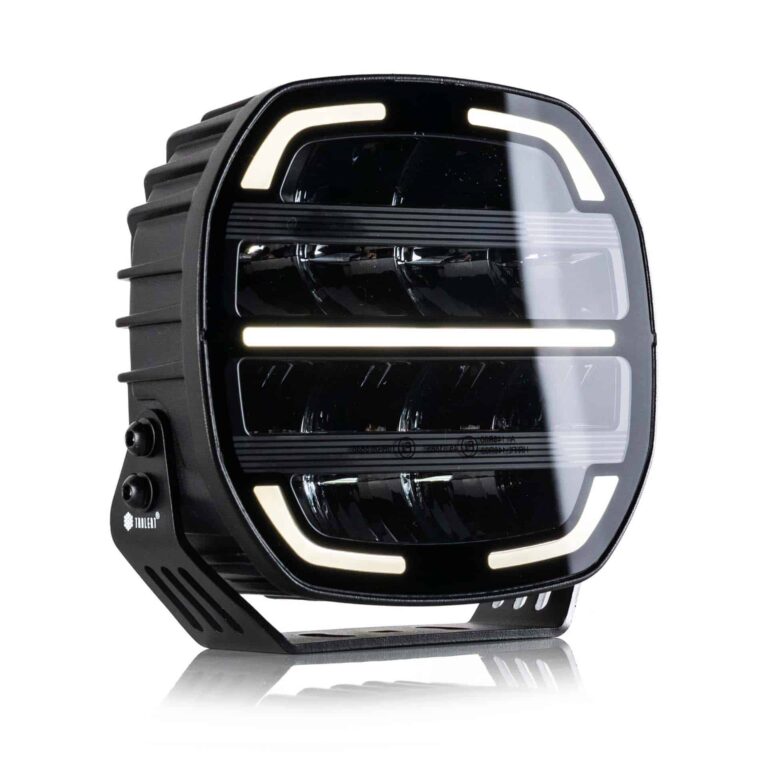 LED Fernscheinwerfer darklook/schwarz 12-24v / 14.000lm