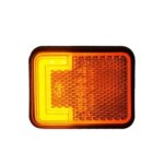 LED Positionsleuchte Neon amber mit Bügel | 12-24v | 50cm. Kabel | MV-3500A