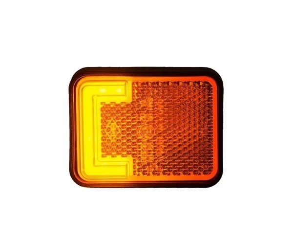 LED Positionsleuchte Neon amber mit Bügel | 12-24v | 50cm. Kabel | MV-3500A