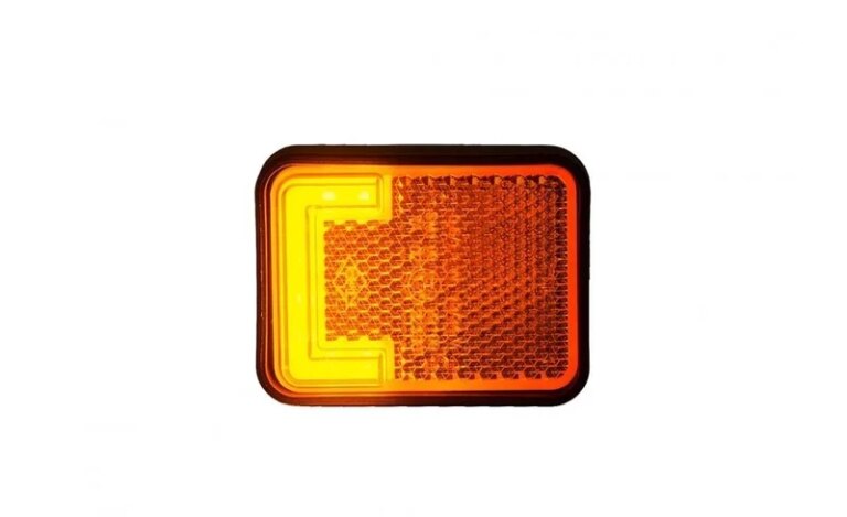 LED Positionsleuchte Neon amber mit Bügel | 12-24v | 50cm. Kabel | MV-3500A