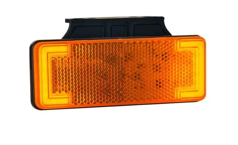 LED Positionsleuchte amber mit Bügel | 12-24v | 50cm. Kabel | MV-3150A