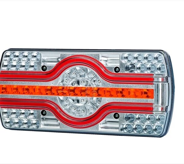 LED Rücklicht mit Nummernschildbeleuchtung | 12-24v | 2.0m Kabel | VC-3650