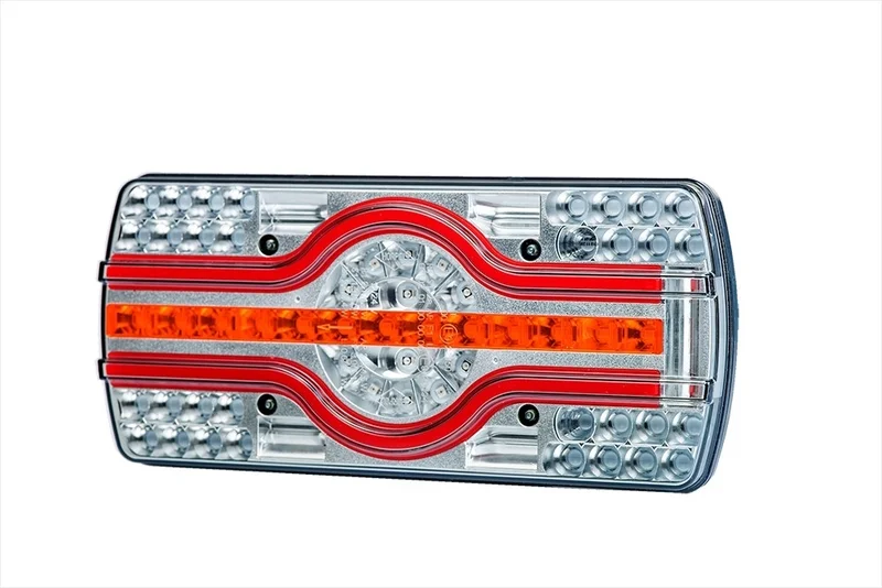 LED Rücklicht mit Nummernschildbeleuchtung | 12-24v | 2.0m Kabel | VC-3650