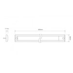 LED Innenbeleuchtung | exkl. Touch | schwarz 60cm | 12v | kaltes weißes Licht | 40660-12 – Bild 3