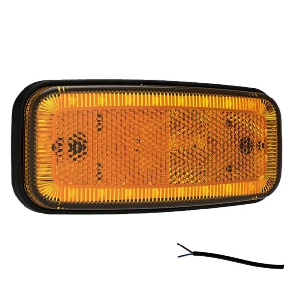 LED Umrissleuchte amber | 12-24v | 50cm Kabel | MV-1200A