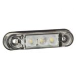 LED Positionsleuchte weiß | 12-24v | 50cm Kabel | MV-4300W