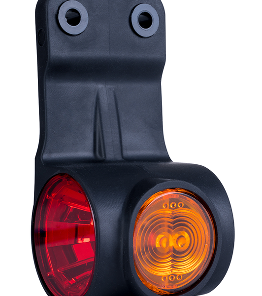 LED Begrenzungsleuchte rechts rot-weiß-amber 12-24v 60cm Kabel