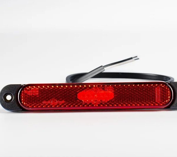 LED Slimline Begrenzungsleuchte rot 12-24v 50cm Kabel | MV-6500R