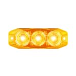 LED kompaktes Blinklicht amber Linse | 12-24v | 11AM – Bild 2