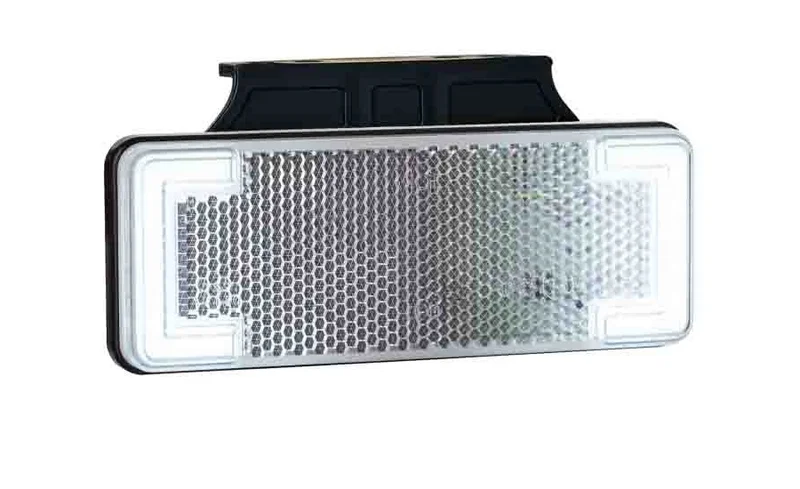 LED Positionsleuchte neonweiß mit Bügel | 12-24v | 50cm. Kabel | MV-3150W