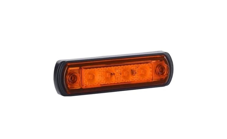 LED Umrissleuchte amber mit Bügel | 12-24v | 50cm. Kabel | MV-5250A