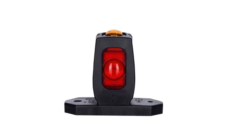 LED Begrenzungsleuchte kompakt rot-weiß-amber 12-24v 50cm Kabel | MB-3600RWA