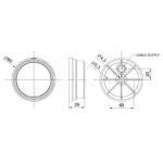LED Positionsleuchte weiß | 12-24v | 50cm Kabel | MV-1300W – Bild 4