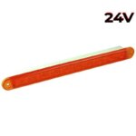 LED Blinklicht slimline amber Linse | 24v | 40cm. Kabel | 235A24