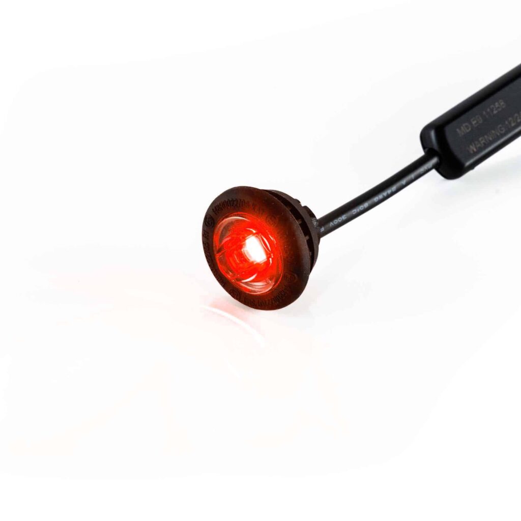 LED Begrenzungsleuchte rot 12-24v 25cm Kabel