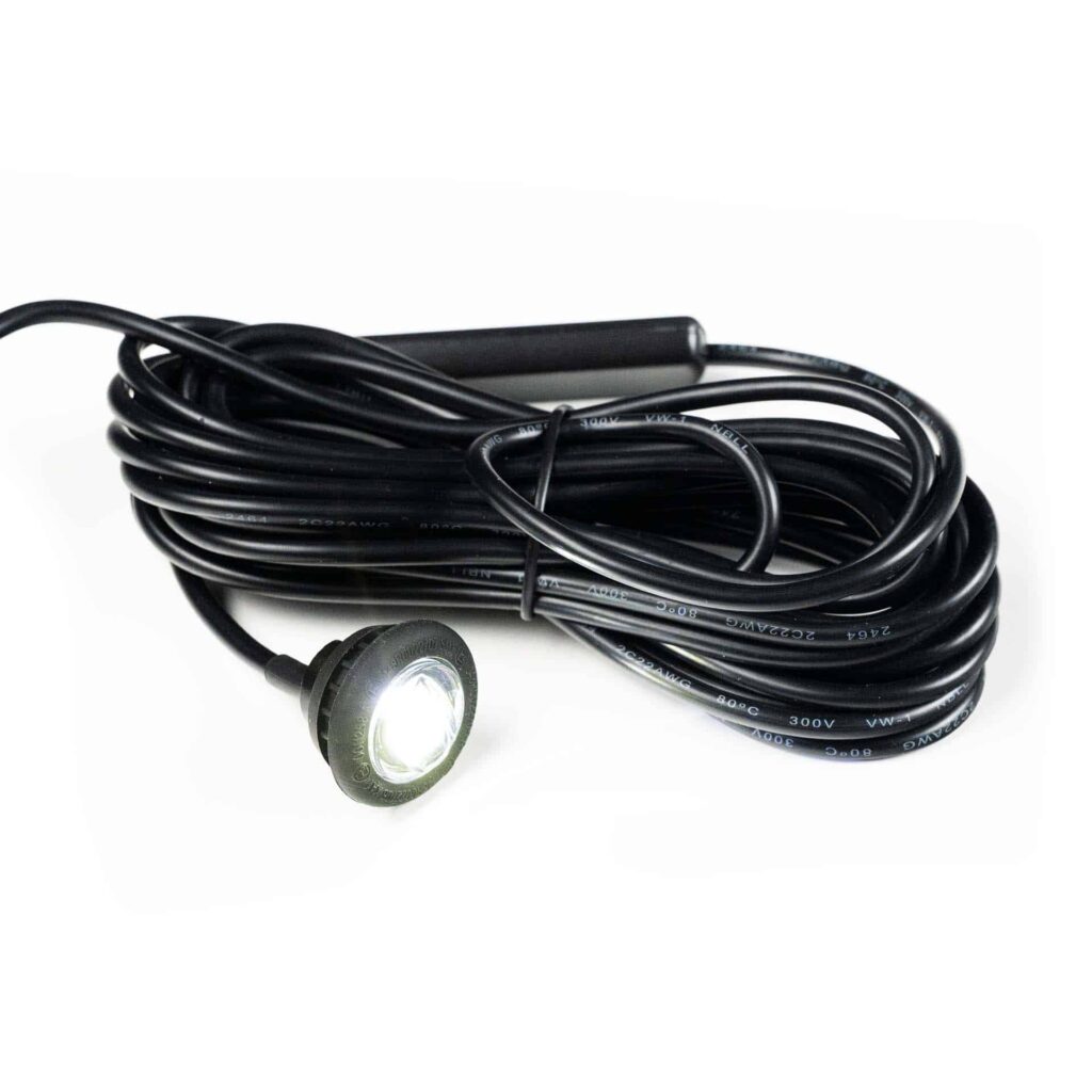 LED Markierungsleuchte weiß 12-24v 500cm Kabel
