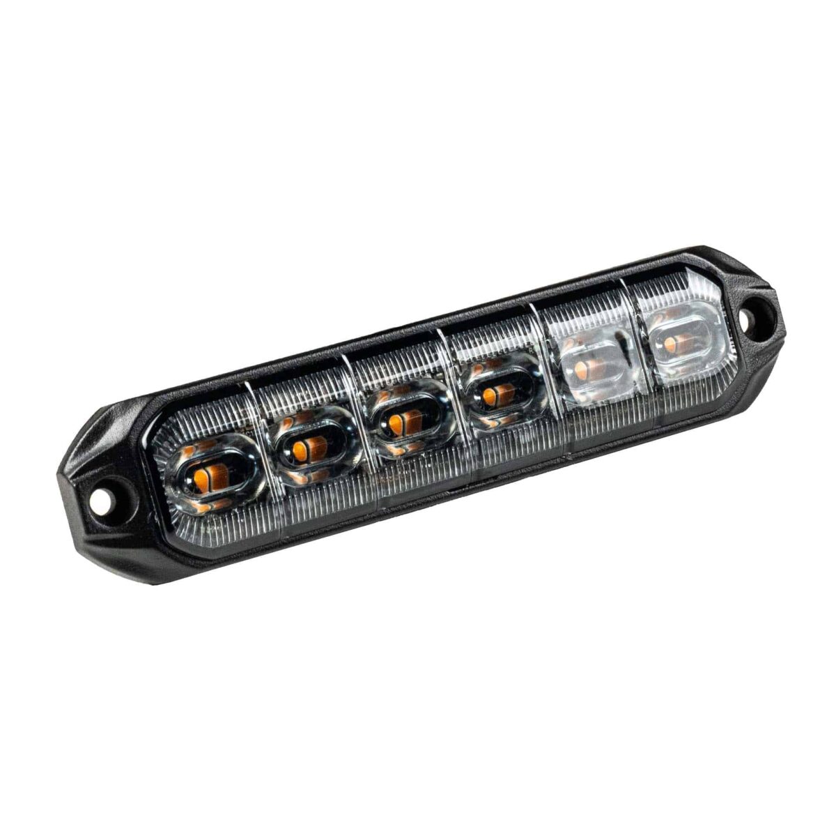 LED R65 CL2-Blitzleuchte 6-LED amber 24V 200cm Kabel – Bild 2