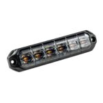 LED R65 CL2-Blitzleuchte 6-LED amber 24V 200cm Kabel – Bild 2
