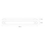 LED Innenbeleuchtung | exkl. Schalter | 30cm. | weiß | 24v. | kaltes weißes Licht | 1061-24 – Bild 2