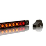 LED Rücklicht Slimline Universelles dynamisches Blinklicht Kabel 24V 50cm Kabel – Bild 4