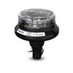LED R65 Rundumleuchte 12-24v Bernstein-transparent-CISPR-IP69K-Stick| EB5103CA