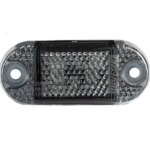 LED Umrissleuchte dunkelrot 12-24v 15cm Kabel | MV-6200DR