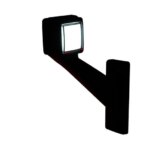 LED Begrenzungsleuchte rechts rot-weiß 12-24v 50cm Kabel