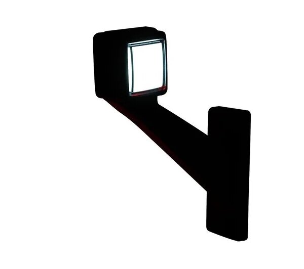 LED Begrenzungsleuchte rechts rot-weiß 12-24v 50cm Kabel