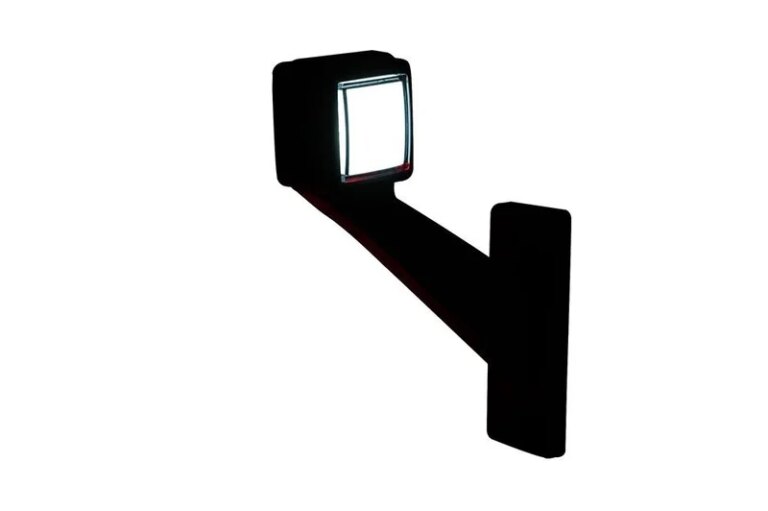 LED Begrenzungsleuchte rechts rot-weiß 12-24v 50cm Kabel