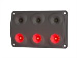 LED Innenleuchte rot(19lm) - weiß(720lm-5000K) 12-24v | BG-1500RW – Bild 4