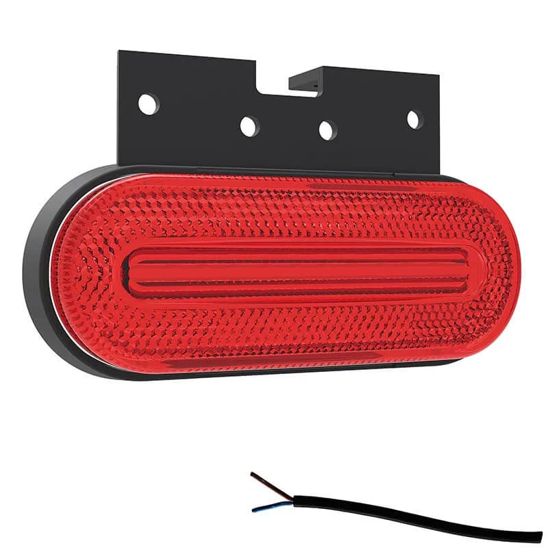 LED Positionsleuchte rot | 12-24v | 50cm Kabel | M10MV-750R