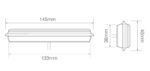 LED-Rückfahrlicht slimline Einbau | 12-24v | 0,18m Kabel | 135WMGE – Bild 3