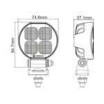LED ECE-R23 Arbeitsscheinwerfer 2929lm | 9-30v | 50cm + DT-Stecker – Bild 10