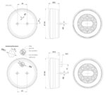 LED Kompaktes Rücklicht ohne Kennzeichenbeleuchtung | 12-36v | 100cm. Kabel | V10C3-830 – Bild 4
