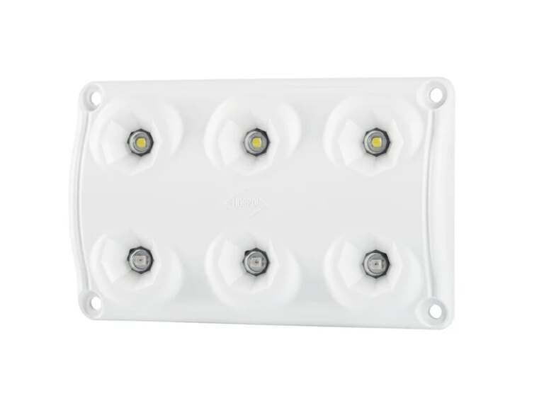 LED Innenleuchte rot(19lm) - weiß(720lm-5000K) 12-24v | BG-1500RW